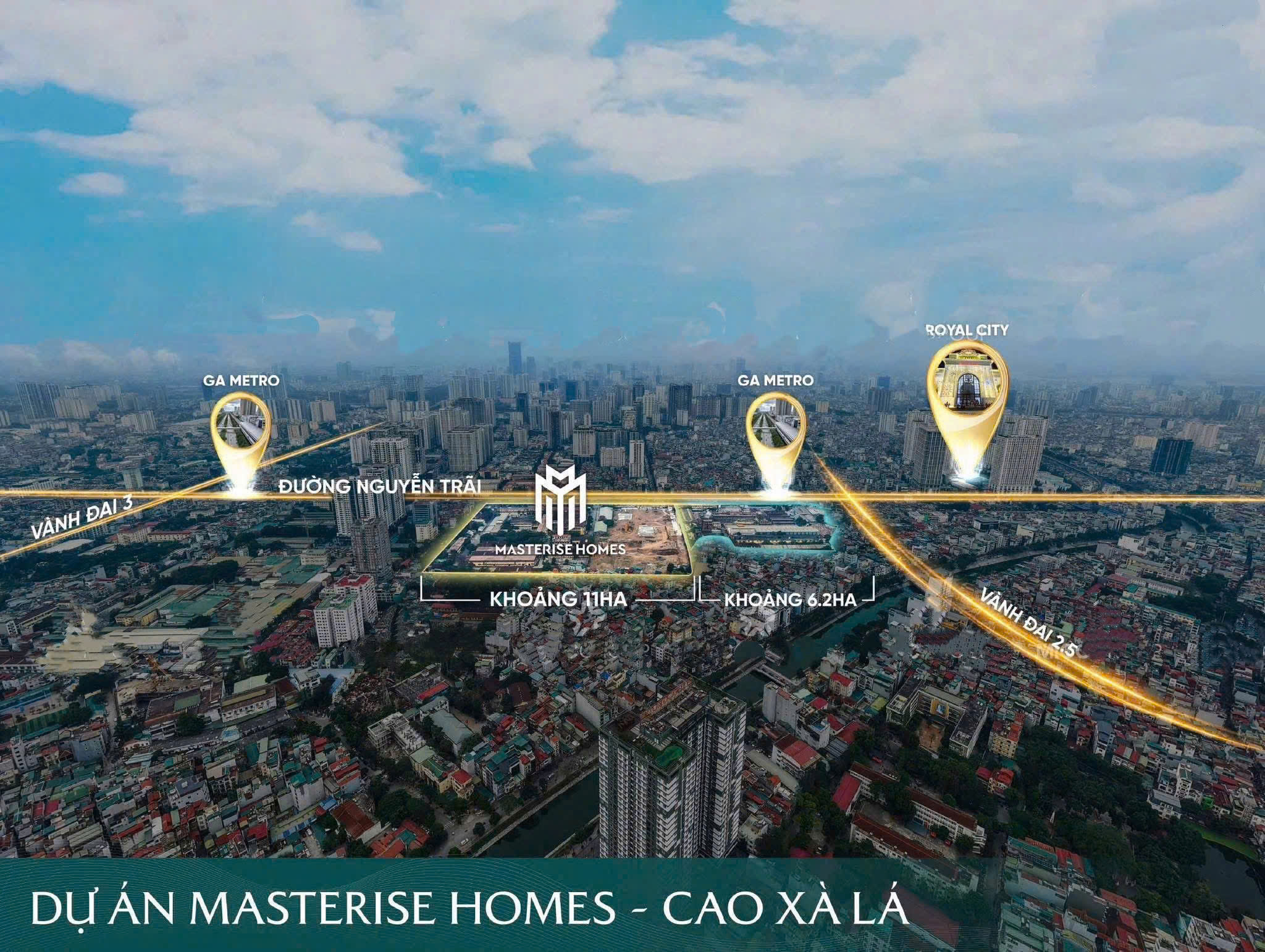 Toàn cảnh đại công trường trên đất vàng 'Cao Xà Lá' Hà Nội